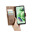 CaseMe - Telefoonhoesje geschikt voor Redmi Note 12 Pro 5G - Retro Wallet Book Case - Met Magnetische Sluiting - Bruin