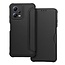 Case2go - Hoesje geschikt voor Xiaomi Redmi Note 12 5G - Schokbestendige Book Case - Zwart
