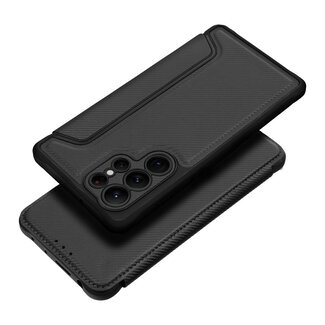 Case2go Case2go - Hoesje voor Samsung Galaxy S23 Ultra - Schokbestendige Book Case - Zwart