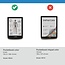 Case2go - E-reader Hoes geschikt voor PocketBook Color - Sleepcover - Auto/Wake functie - Magnetische sluiting - Witte Bloesem