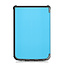 Case2go - E-reader Hoes geschikt voor PocketBook Color - Sleepcover - Auto/Wake functie - Magnetische sluiting - Licht Blauw