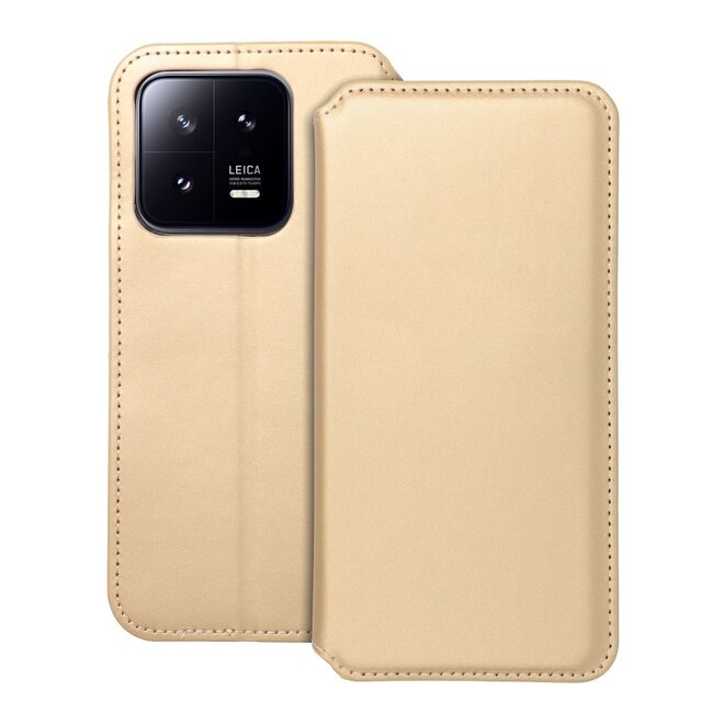 Case2go - Hoesje voor Xiaomi 13 Pro - Book Case - Goud