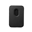 Case2go - Pasjes Houder geschikt voor iPhones en Apple magnetische Ring - Magnetische Kaarthouder - Zwart