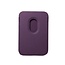 Case2go - Pasjes Houder geschikt voor iPhones en Apple magnetische Ring - Magnetische Kaarthouder - Donker Paars