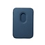 Case2go - Pasjes Houder geschikt voor iPhones en Apple magnetische Ring - Magnetische Kaarthouder - Donkerblauw