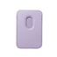 Case2go - Pasjes Houder geschikt voor iPhones en Apple magnetische Ring - Magnetische Kaarthouder - Lila