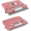 Laptoptas 14 inch - Spatwaterdichte Laptophoes & Laptop Sleeve met handvat - Roze