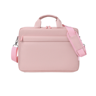 Case2go Case2go - Laptoptas 15.6 Inch - Schooltas - Extra vakken - Met Verstelbare Schouderband - Roze