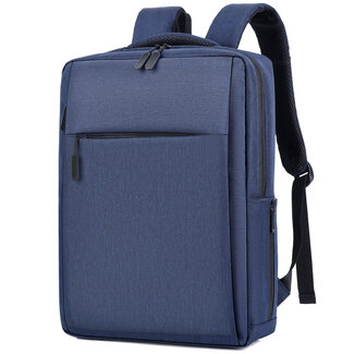 Case2go Case2go - Rugzak 15.6 Inch - Rugtas Met Verstelbare Schouderbanden - Extra vakken - Waterdicht - Donker Blauw