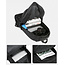 Case2go - Rugzak 16 Inch - Rugtas Met Schouderbanden - Met Extra vakken en Laptop vak - Waterafstotend - Zwart