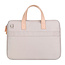 Case2go - Laptoptas 15.6 Inch - Laptoptas Met Schouderband - Extra vakken - Beige