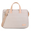 Case2go - Laptoptas 15.6 Inch - Laptoptas Met Schouderband - Extra vakken - Beige