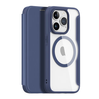 Dux Ducis Dux Ducis - iPhone 15 Plus Hoesje - Geschikt voor Magsafe - Book Case - Blauw