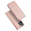 Dux Ducis - Telefoon Hoesje geschikt voor de iPhone 15  - Skin Pro Book Case - Rose Goud