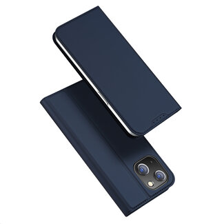 Dux Ducis Dux Ducis - Telefoon Hoesje geschikt voor de iPhone 15 - Skin Pro Book Case - Blauw