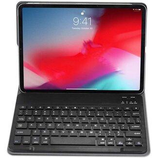 Cover2day Bluetooth Toetsenbord geschikt voor Apple iPad Pro 2018 (11 inch) Toetsenbord &amp; Hoes - QWERTY Keyboard case - Auto/Wake functie - Donker Blauw