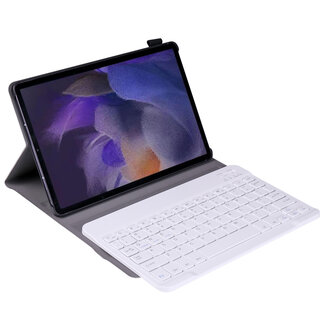 Case2go - Tablet Toetsenbord Hoes geschikt voor Samsung Galaxy Tab A8 (2021) - 10.5 inch - QWERTY - met Draadloos Bluetooth Toetsenbord en Stylus pen houder - Goud