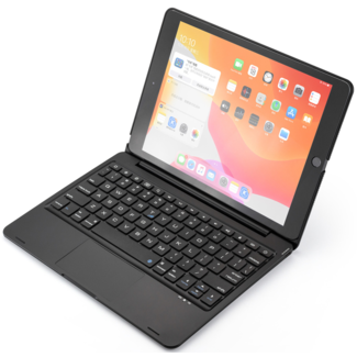 Case2go iPad 10.2 (2019) case - Bluetooth Toetsenbord hoes - met Touchpad  - Zwart