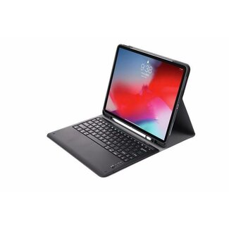 Cover2day iPad Pro 12.9 (2018) Bluetooth toetsenbord hoes zwart