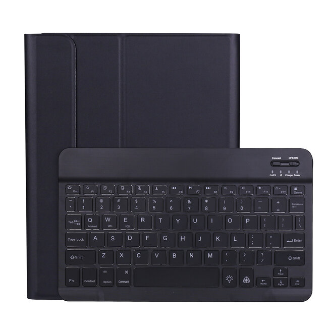 iPad Pro 11 (2020) case - Bluetooth Toetsenbord hoes - Toetsenbord verlichting - Zwart