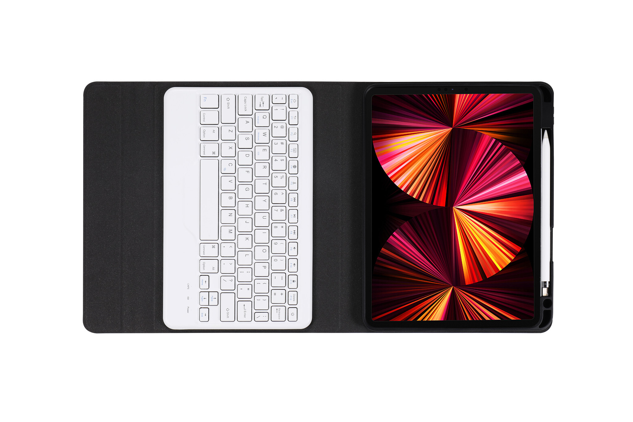 Kickstand Hoes Bluetooth Hoes Met Toetsenbord Voor Tablets 10-11 Inch | Universeel, Draadloos & Met Kickstand - Je Tablet Als Laptop Draadloos Toetsenbord Tablet