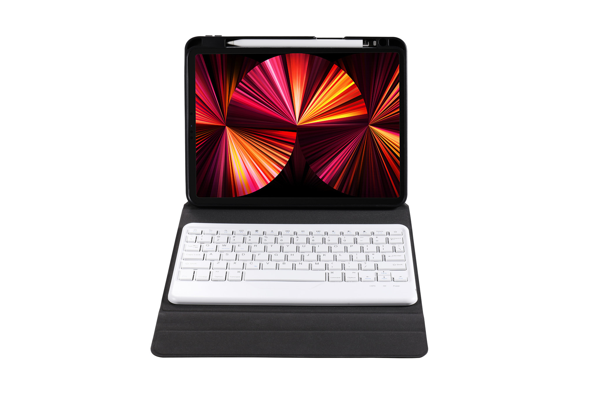 Bluetooth Toetsenbord voor Samsung Galaxy Tab S9 Plus (2023) - Met stylus pen houder - QWERTY Keyboard case - Roze