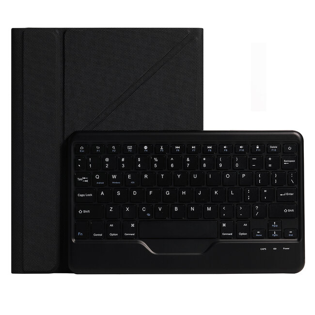 Bluetooth toetsenbord geschikt voor iPad Pro en Air 10.5 inch 2017/2019 met Stylus Pen Houder - Zwart