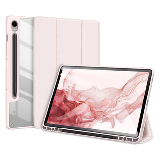 Dux Ducis Dux Ducis - Tablet hoes geschikt voor Samsung Galaxy Tab S9 (2023) - Toby Series - Auto Sleep/Wake functie - Tri-Fold Book Case - Roze