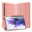 Dux Ducis - Tablet hoes geschikt voor Samsung Galaxy Tab S9 Plus (2023) - Domo Book Case - Auto Wake/Sleep functie - Roze