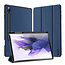 Dux Ducis - Tablet hoes geschikt voor Samsung Galaxy Tab S9 Plus (2023) - Domo Book Case - Auto Wake/Sleep functie - Blauw