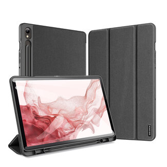 Dux Ducis Dux Ducis - Tablet hoes geschikt voor Samsung Galaxy Tab S9 Plus (2023) - Domo Book Case - Auto Wake/Sleep functie - Zwart
