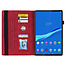 Case2go - Hoes voor Lenovo Tab M10 HD Gen 2 (TB-X306X) - Business Wallet Book Case - Met pasjeshouder - Rood