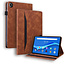 Case2go - Hoes voor Lenovo Tab M10 HD Gen 2 (TB-X306X) - Business Wallet Book Case - Met pasjeshouder - Bruin