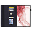 Case2go - Hoes voor Samsung Galaxy Tab S9 Plus (2023) - Business Wallet Book Case - Met pasjeshouder - Zwart