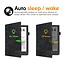 Case2go - E-reader hoes voor Pocketbook Inkpad 4 - Sleepcover - Auto/Wake functie - Met handstrap - Zwart