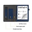 Case2go - E-reader hoes voor Pocketbook Inkpad 4 - Sleepcover - Auto/Wake functie - Met handstrap - Donker Blauw
