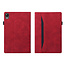 Case2go - Hoes voor Oppo Pad 11 (2022) - Business Wallet Book Case - Met pasjeshouder - Rood