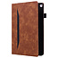 Case2go - Hoes voor Apple iPad Mini 6 (2021) - Business Wallet Book Case - Met pasjeshouder - Bruin