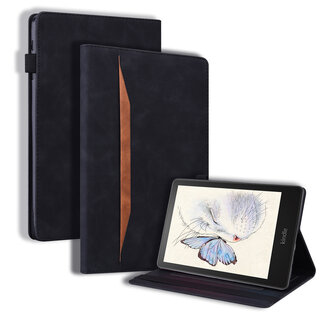 Cover2day Cover2day - Hoes voor Kindle Paperwhite (2021) - Business Wallet Book Case - Met pasjeshouder - Zwart