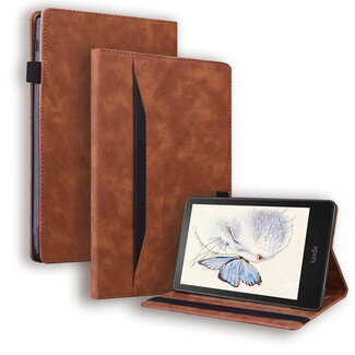 Cover2day Cover2day - Hoes voor Kindle Paperwhite (2021) - Business Wallet Book Case - Met pasjeshouder - Bruin