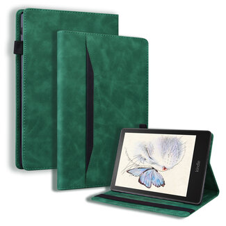 Cover2day Cover2day - Hoes voor Kindle Paperwhite (2021) - Business Wallet Book Case - Met pasjeshouder - Groen