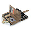 CaseMe - Hoesje geschikt voor Google Pixel 8 Pro - Vintage Wallet Book Case Ritssluiting - Met Magneetsluiting - Bruin