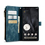CaseMe - Hoesje geschikt voor Google Pixel 8 Pro - Vintage Wallet Book Case Ritssluiting - Met Magneetsluiting - Blauw