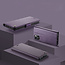 CaseMe - Hoesje geschikt voor iPhone 15 - Retro Wallet Book Case - Met Magnetische Sluiting - Paars