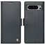 CaseMe - Hoesje geschikt voor Google Pixel 8 Pro - Retro Wallet Book Case - Met Magnetische Sluiting - Zwart