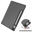 Case2go - Tablet hoes voor Lenovo Tab P12 - Tri-Fold Book Case - Auto/Wake functie - Grijs
