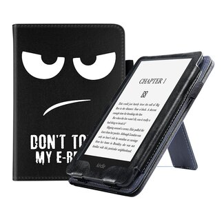 Cover2day E-readerhoes geschikt voor Kindle Paperwhite (2021) - Kunstleer - Don't touch me