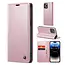 CaseMe - Telefoonhoesje geschikt voor Apple iPhone 15 - Flip Wallet Case - Magneetsluiting - Roze
