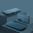 CaseMe - Hoesje geschikt voor Samsung Galaxy S23 FE - Retro Wallet Book Case - Met Magnetische Sluiting - Blauw