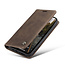 CaseMe - Telefoonhoesje geschikt voor Apple iPhone 15 Plus - Wallet Book Case - Met Magnetische Sluiting - Donker Bruin